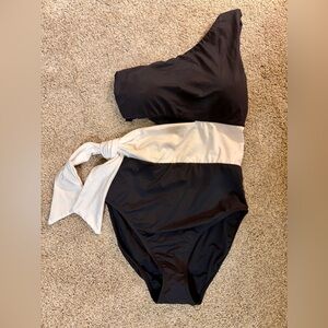 Ralph Lauren Bel Air One-piece Cutout Swimsuit